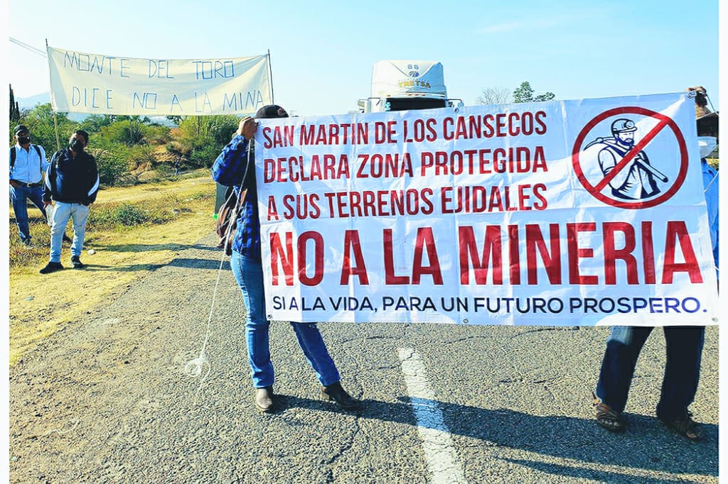 Frente No a la Minería Compañía Cuzcatlán Oaxaca