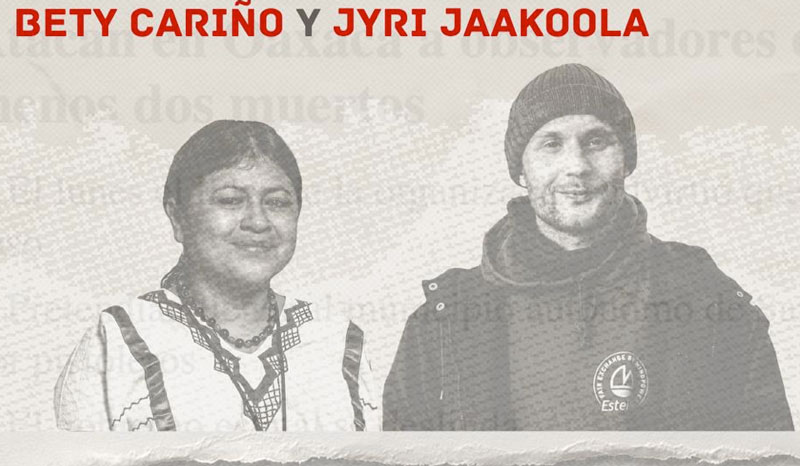 Bety Cariño y Jyri Jaakkola