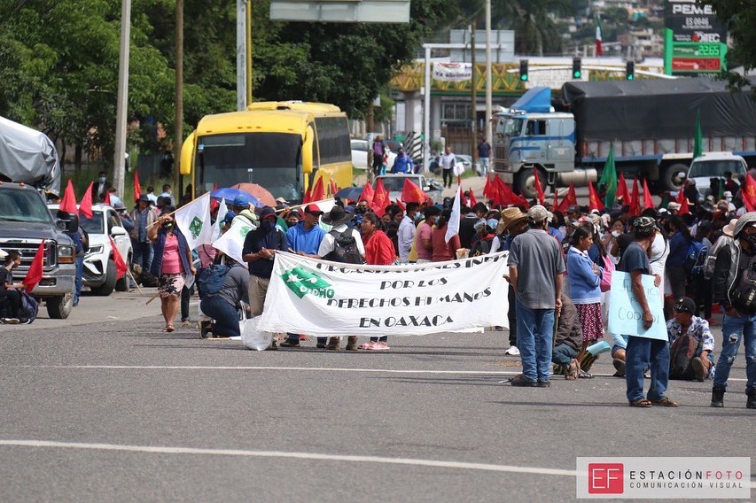 protestas organizaciones de Oaxaca